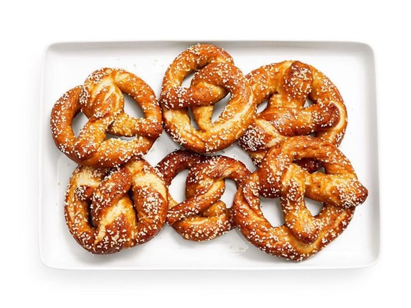 Shortcut soft pretzels