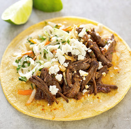 Shredded beef tacos (Carne deshebrada)