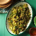 Shredded gingered Brussels sprouts