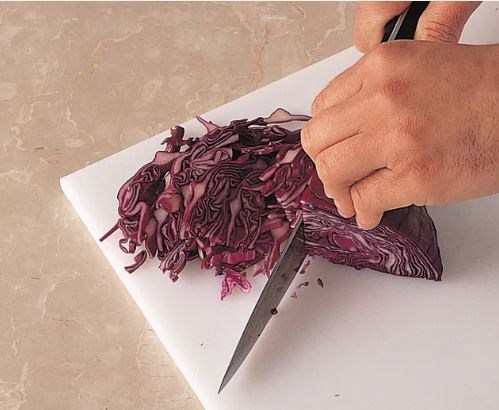Shredding cabbage