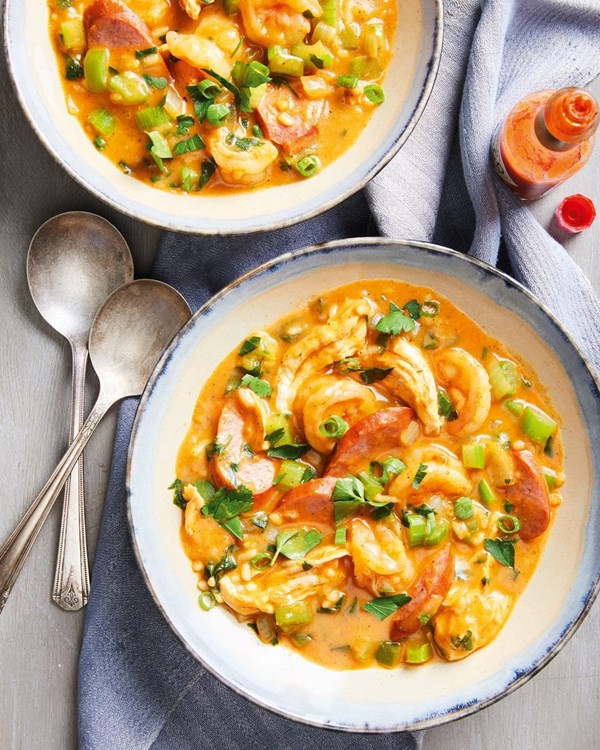 Shrimp & chicken gumbo