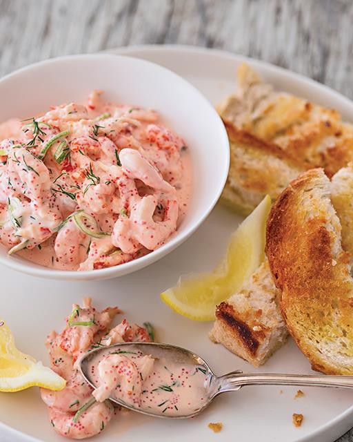 Shrimp & roe salad