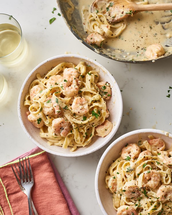 Shrimp Alfredo