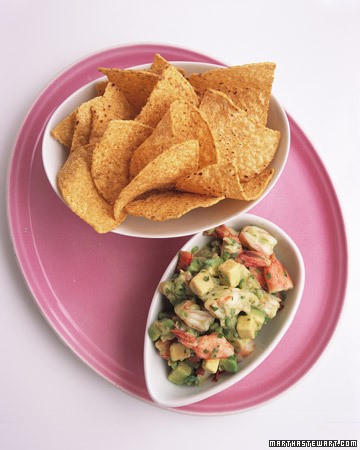 Shrimp and avocado ceviche