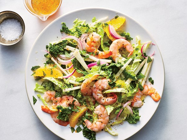 Shrimp-and-orange salad