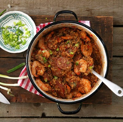 Shrimp and oyster perloo
