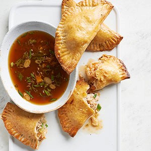 Shrimp and pork empanadas