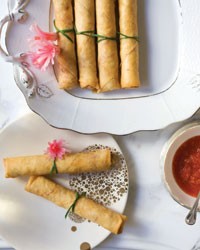 Shrimp-and-pork spring rolls