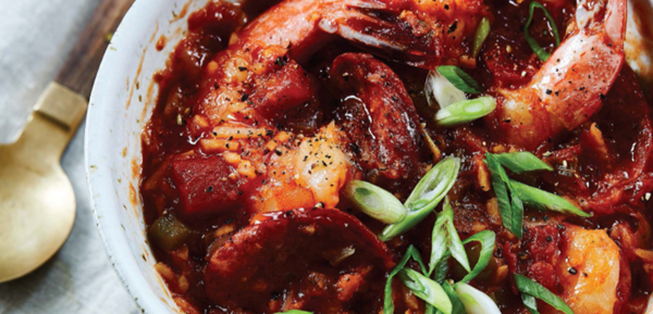 Shrimp and sausage jambalaya