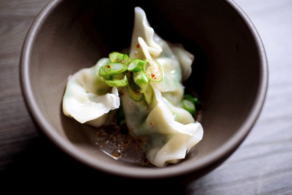 Shrimp and scallop dumplings