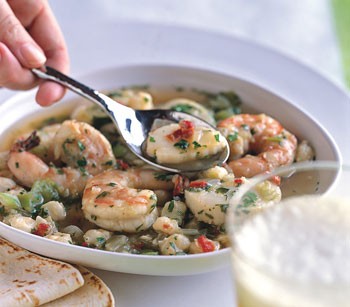Shrimp and scallop posole