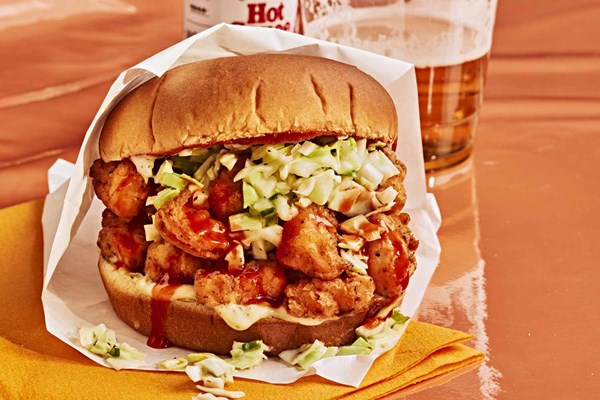Shrimp burgers
