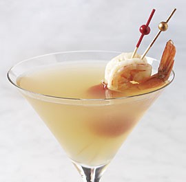 Shrimp cocktail martini