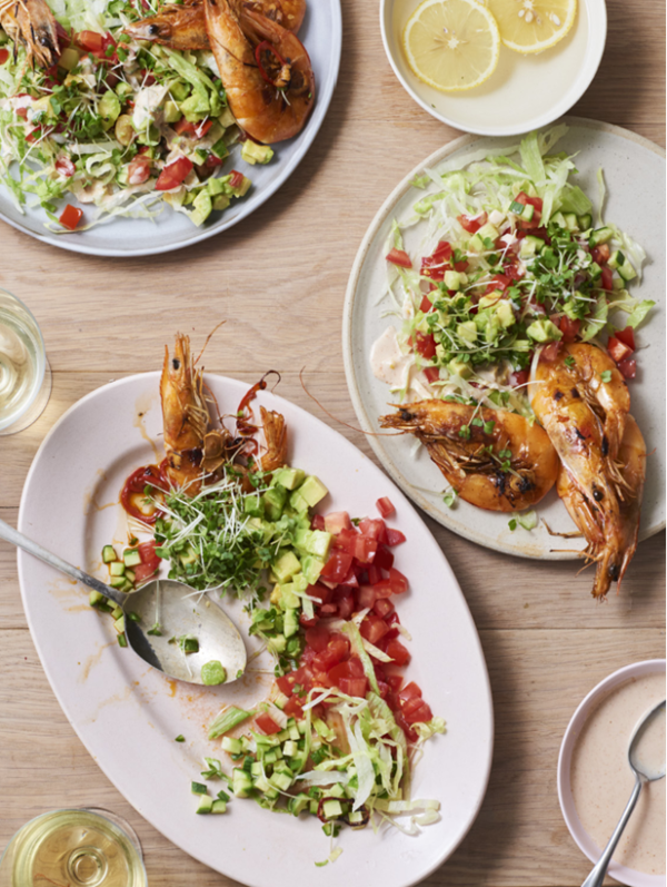 Shrimp cocktail salad