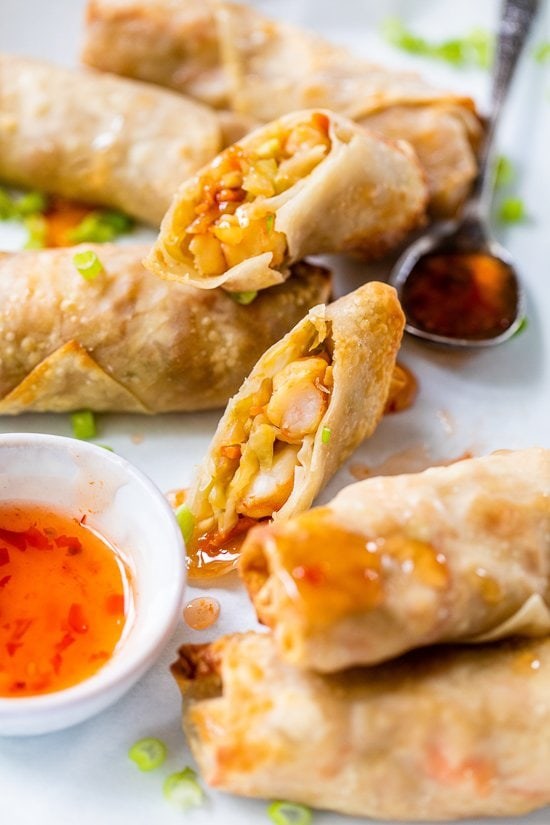 Shrimp egg rolls