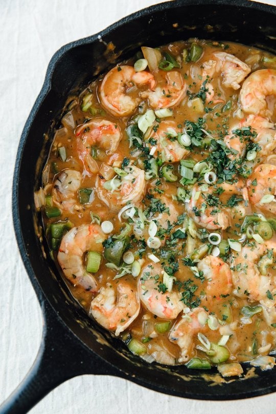 Shrimp etouffée