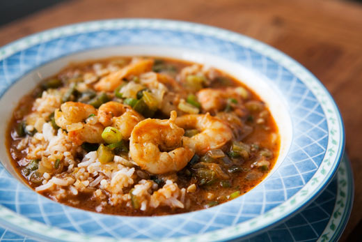 Shrimp etouffée