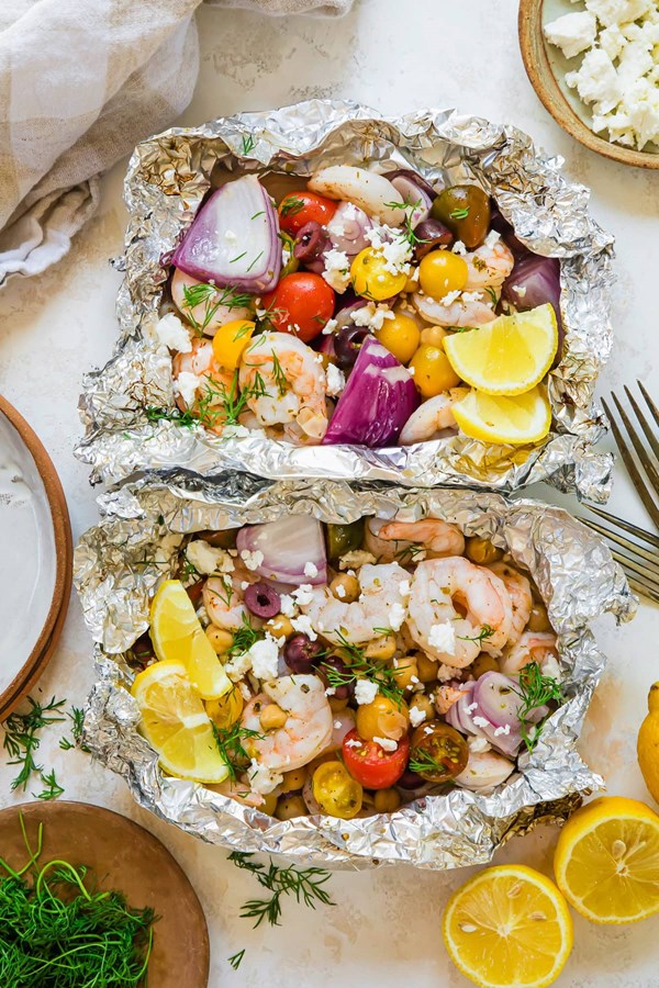 Shrimp foil packets