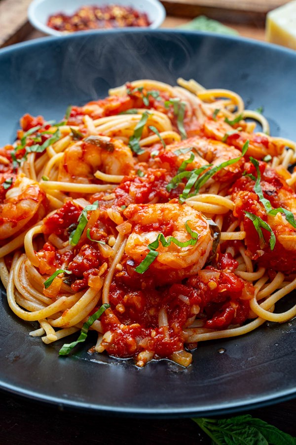 Shrimp fra diavolo