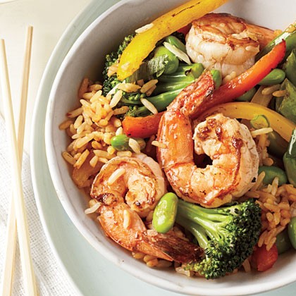 Shrimp fried rice