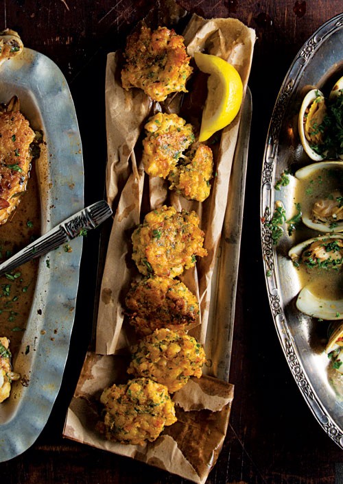 Shrimp fritters (Tortillitas de camarones)