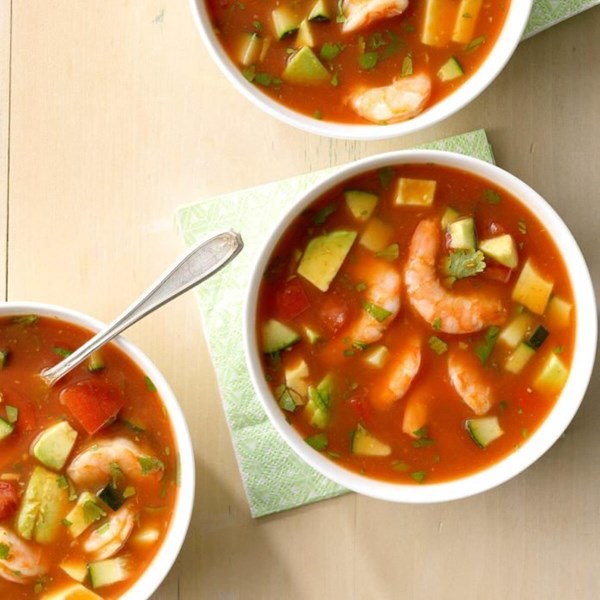 Shrimp gazpacho 