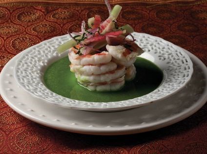 Shrimp in aguachile (Camarones aguachile)