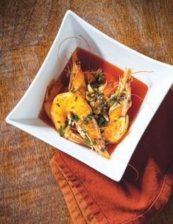 Shrimp in garlic