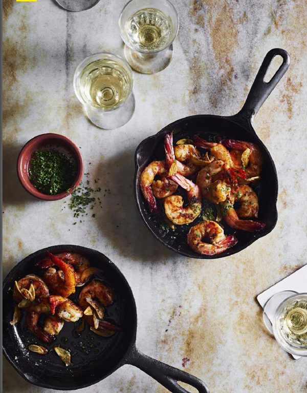 Shrimp in garlic oil (Gambes al’ajillo)