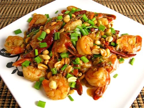 Shrimp kung pao