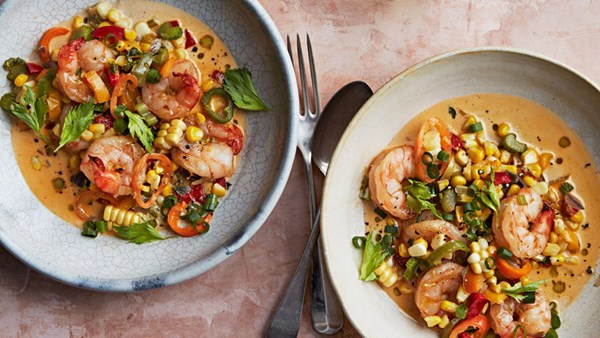Shrimp maque choux