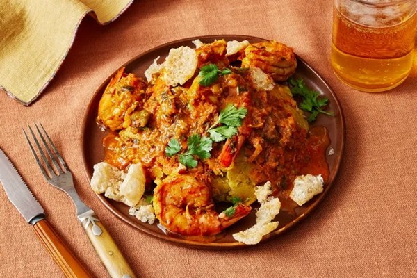Shrimp mofongo (Mofongo de camarones) [César Ramón Pérez Medero]