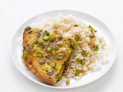 Shrimp-mushroom egg foo yong