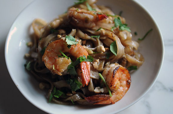 Shrimp pad Thai