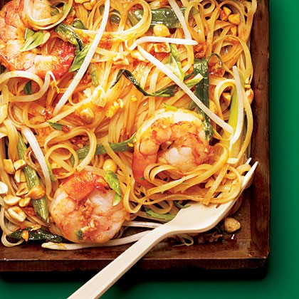 Shrimp pad Thai