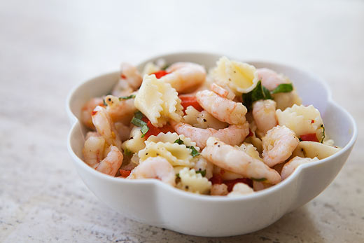 Shrimp pasta salad