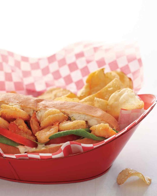 Shrimp po'boys