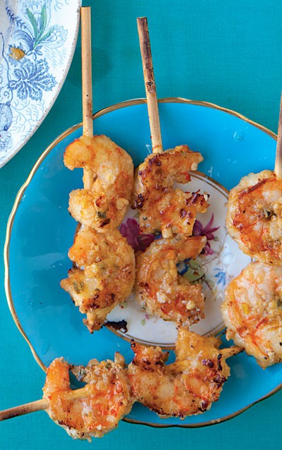Shrimp satay (Satay udang)