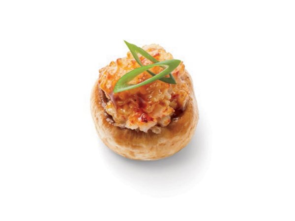 Shrimp shumai stuffed mushrooms