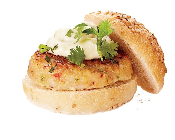 Shrimp sliders with wasabi lime mayo