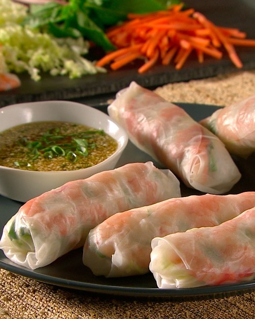Shrimp summer rolls