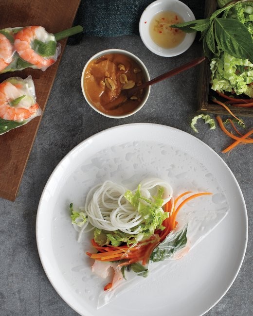 Shrimp summer rolls