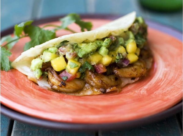 Shrimp taco dorado