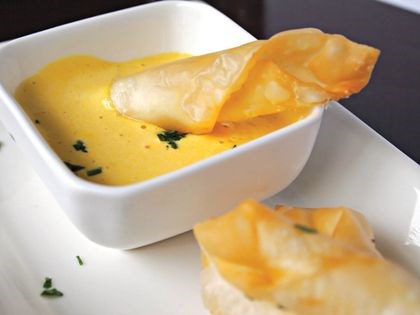 Shrimp tequeños