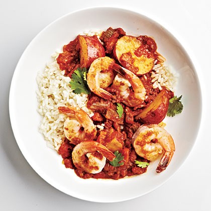 Shrimp vindaloo