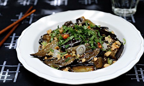 Sichuan aubergines