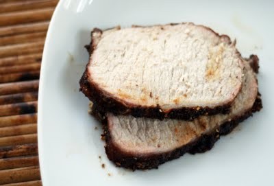 Sichuan peppercorn & 5 spice encrusted pork loin