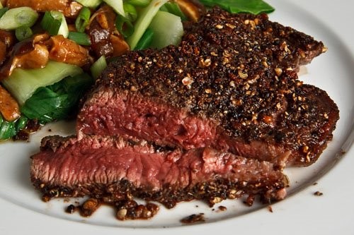 Sichuan peppercorn tenderloin steak