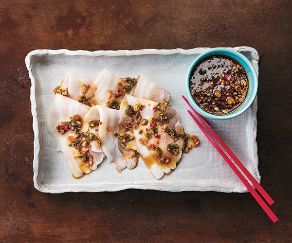Sichuan sliced pork with garlic and chilli sauce