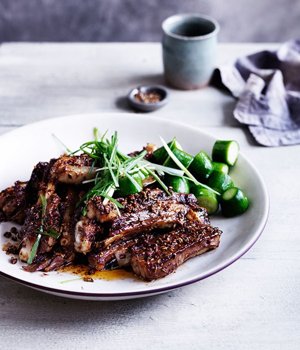 Sichuan-spiced lamb ribs